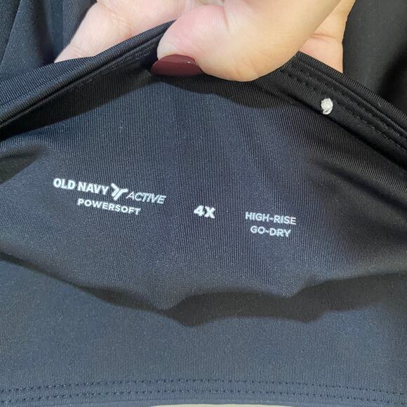 Old Navy Active High-Waisted Powersoft Back Pleated Skort Black Plus Size 4X - Picture 5 of 9